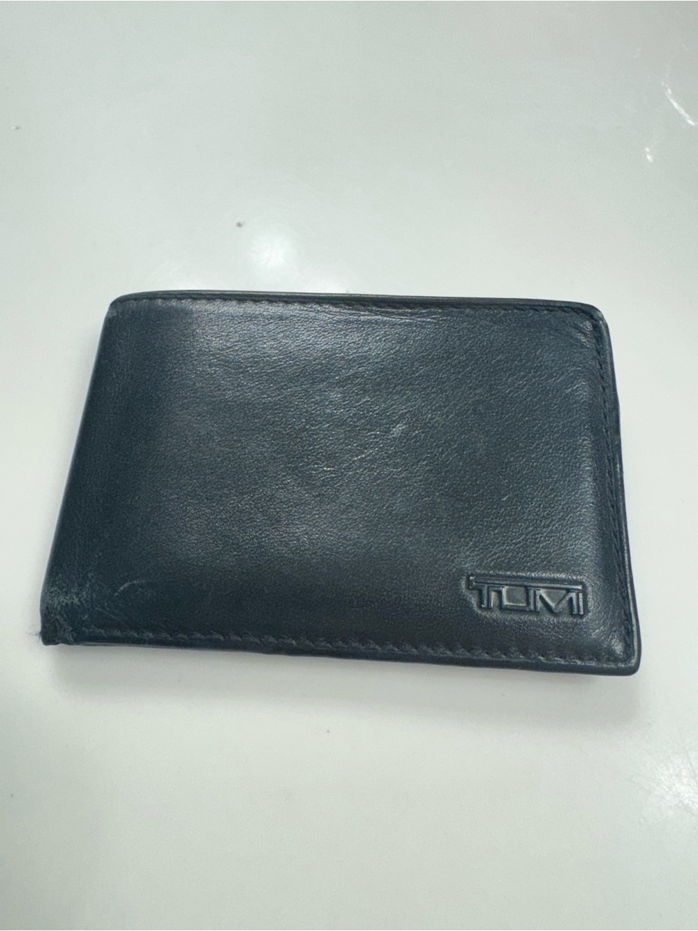 Tumi Black Leather bifold wallet